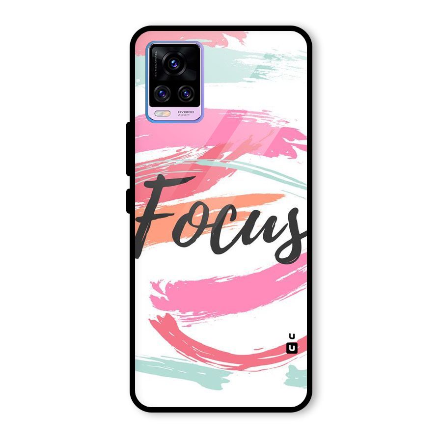 Focus Colours Glass Back Case for Vivo V20 Pro