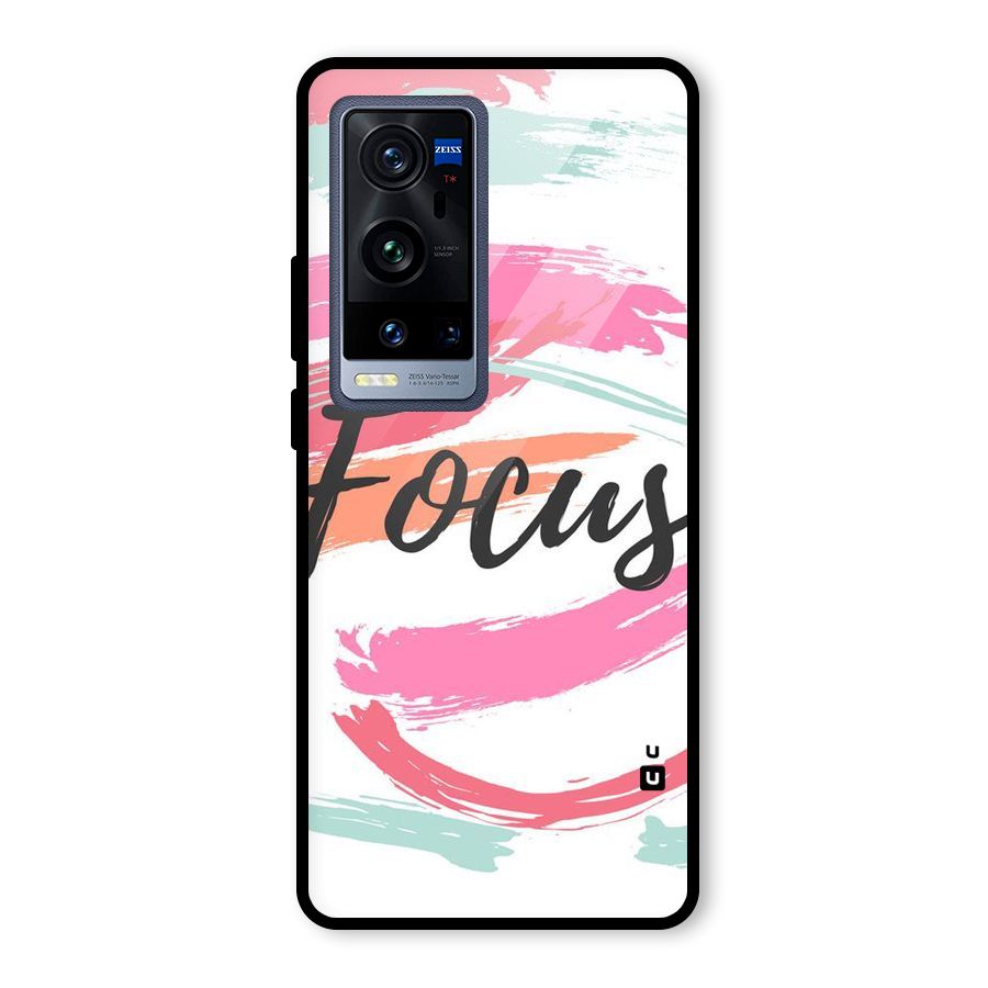 Focus Colours Glass Back Case for Vivo X60 Pro Plus