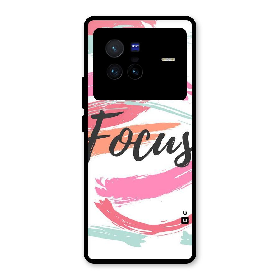 Focus Colours Glass Back Case for Vivo X80