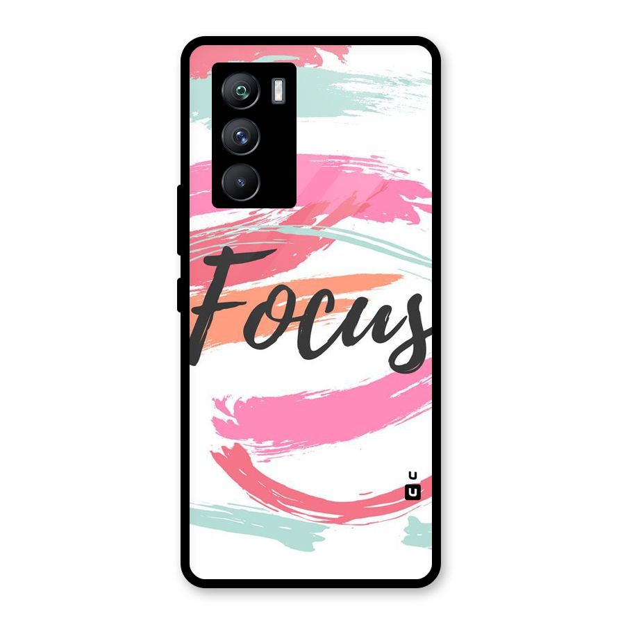 Focus Colours Glass Back Case for Vivo iQOO 9 SE
