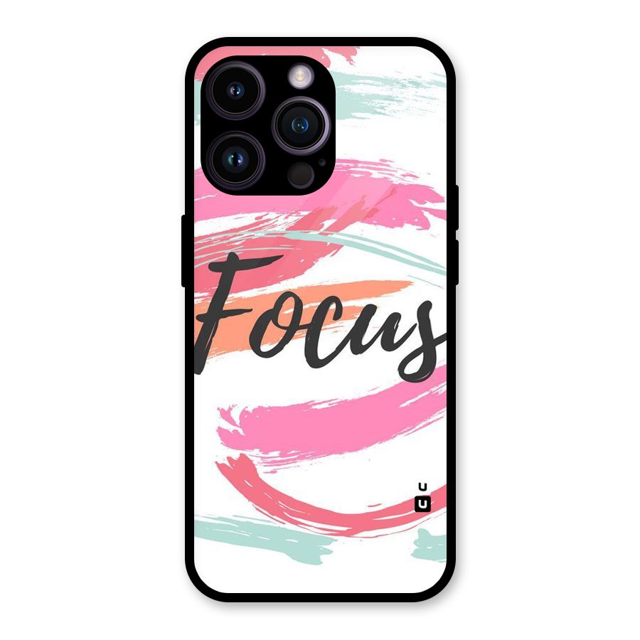 Focus Colours Glass Back Case for iPhone 14 Pro Max