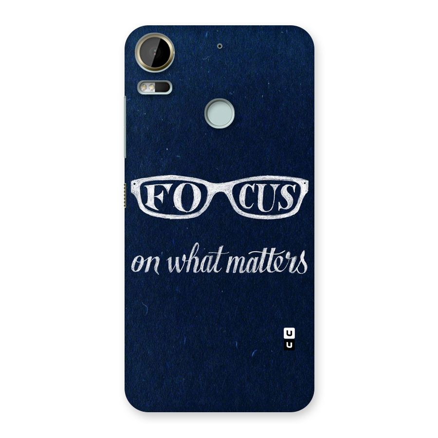 Focus Matters Back Case for Desire 10 Pro