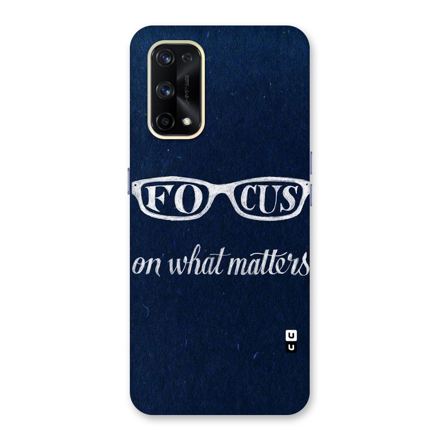 Focus Matters Glass Back Case for Realme X7 Pro