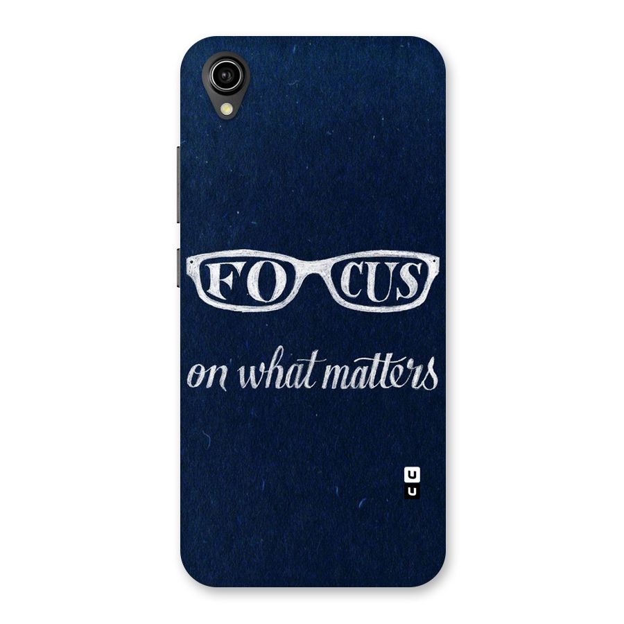 Focus Matters Back Case for Vivo Y90
