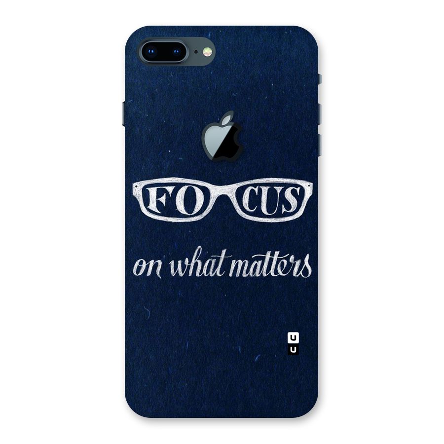 Focus Matters Back Case for iPhone 7 Plus Apple Cut