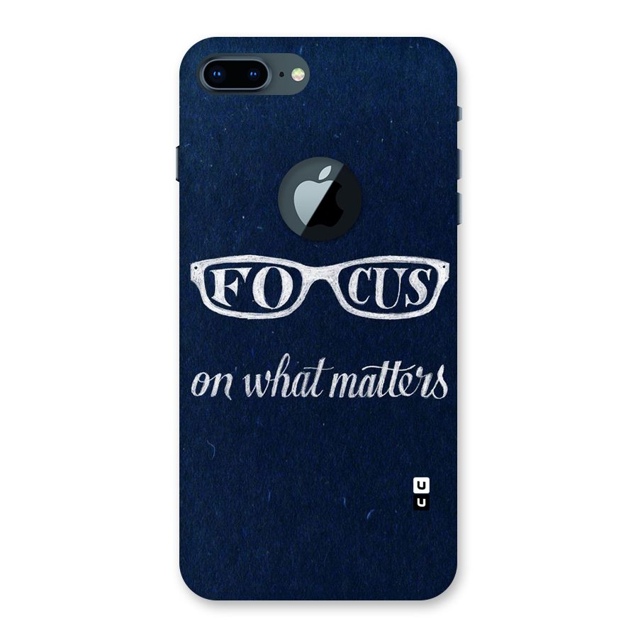 Focus Matters Back Case for iPhone 7 Plus Logo Cut