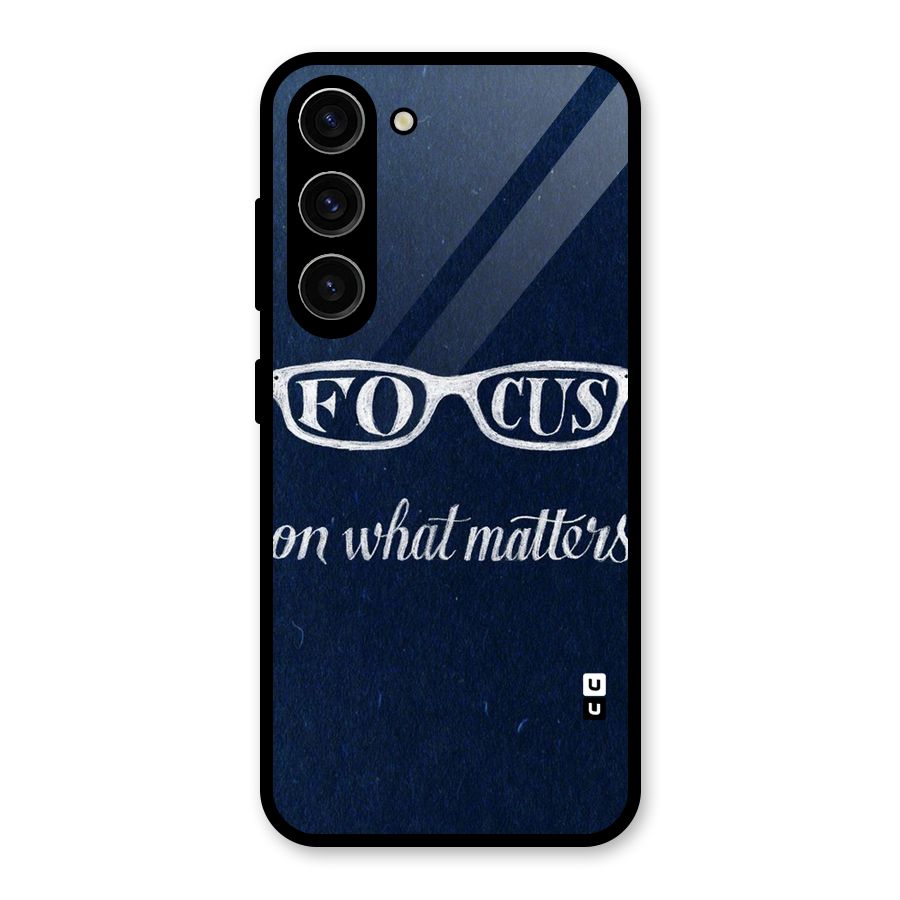 Focus Matters Glass Back Case for Galaxy S23