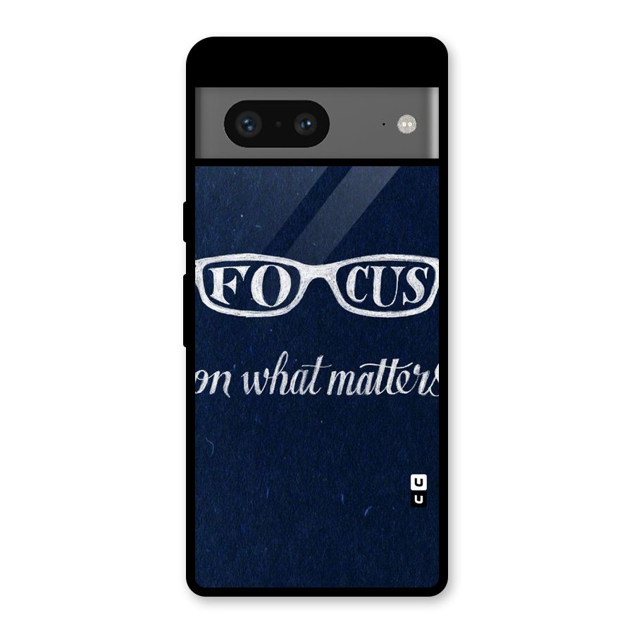 Focus Matters Glass Back Case for Google Pixel 7