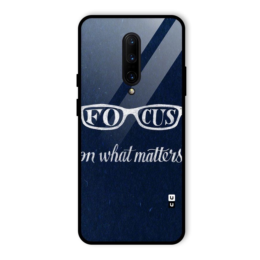 Focus Matters Glass Back Case for OnePlus 7 Pro