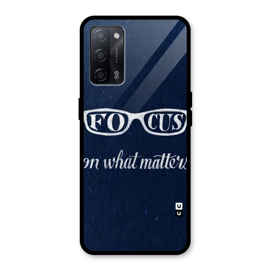 Focus Matters Glass Back Case for Oppo A53s 5G
