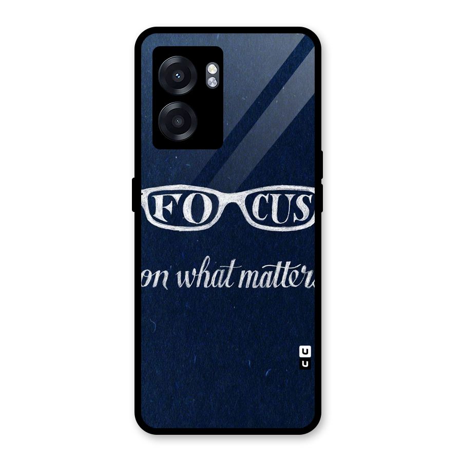 Focus Matters Glass Back Case for Realme Narzo 50 5G
