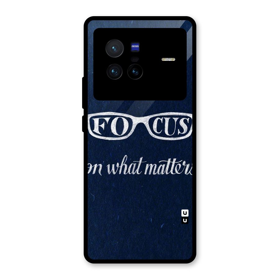 Focus Matters Glass Back Case for Vivo X80