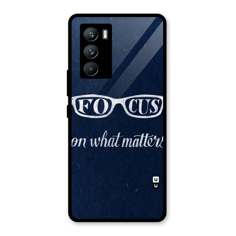 Focus Matters Glass Back Case for Vivo iQOO 9 SE