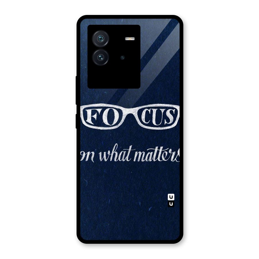 Focus Matters Glass Back Case for Vivo iQOO Neo 6 5G