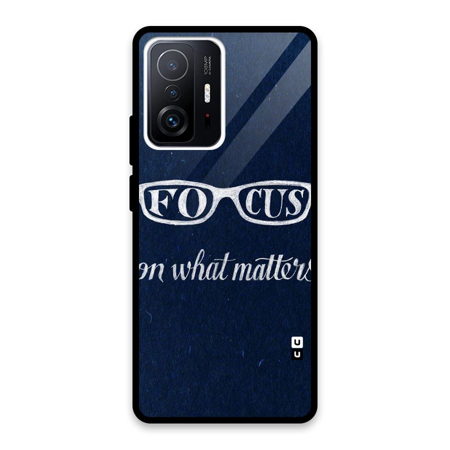 Focus Matters Glass Back Case for Xiaomi 11T Pro