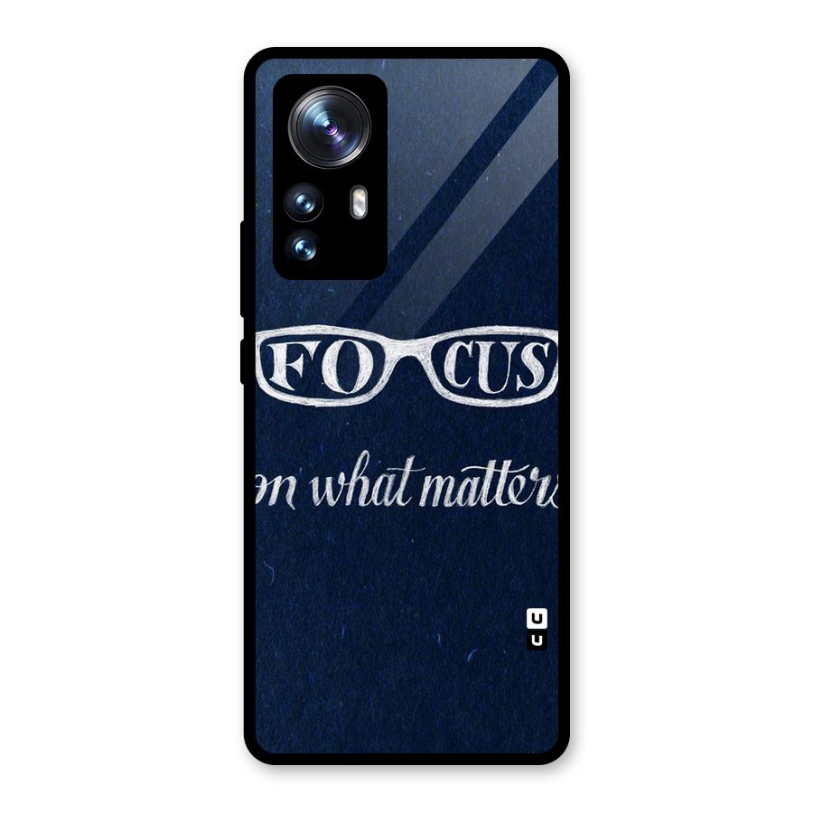 Focus Matters Glass Back Case for Xiaomi 12 Pro