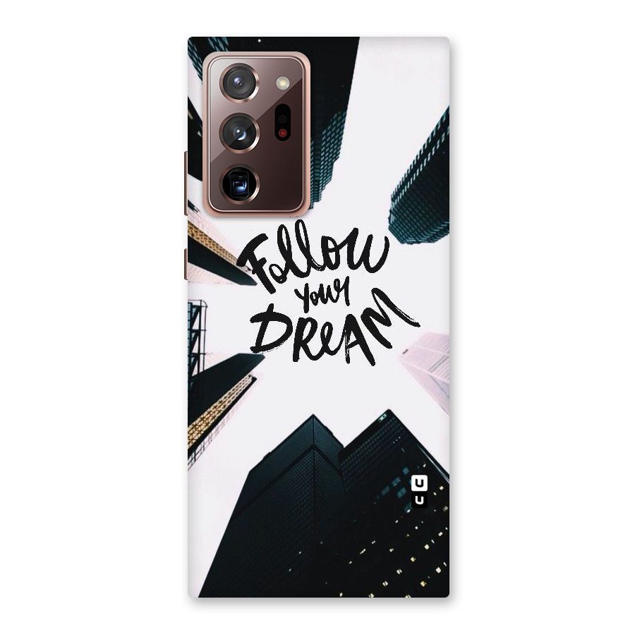 Follow Dream Back Case for Galaxy Note 20 Ultra