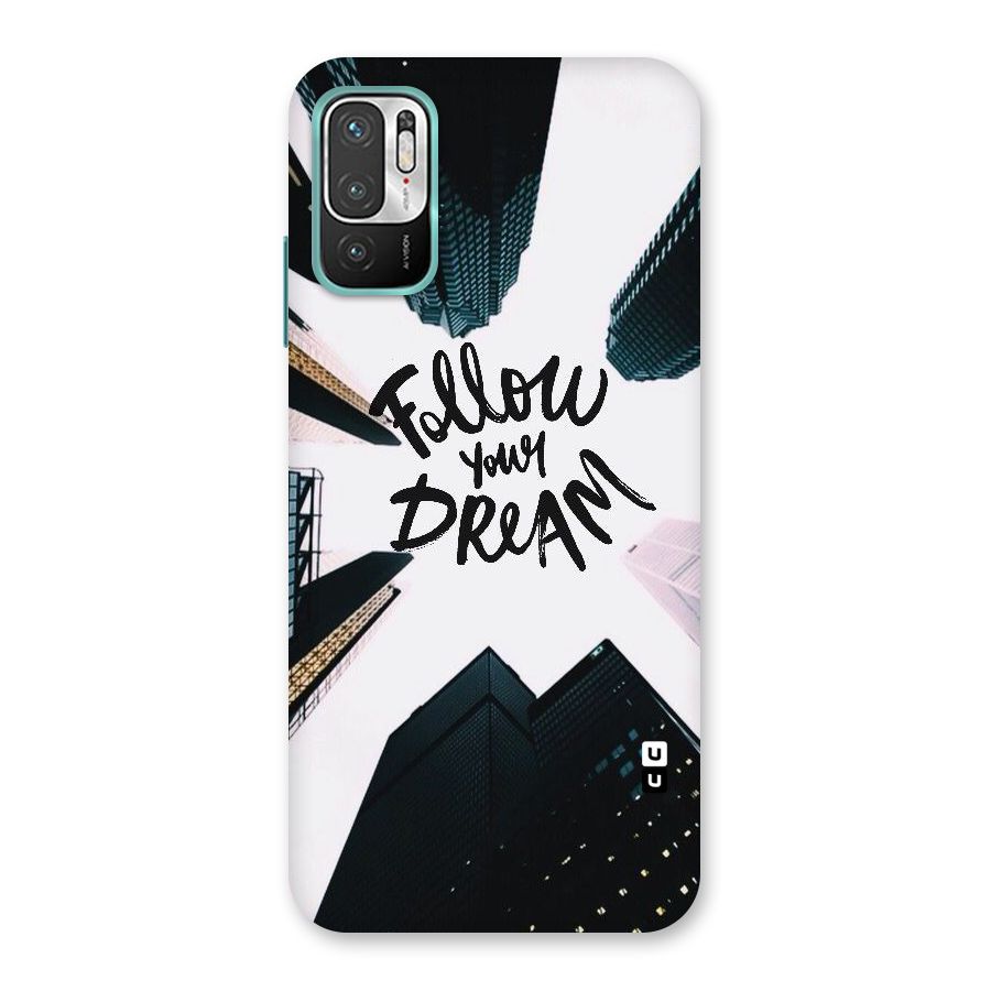 Follow Dream Back Case for Redmi Note 10T 5G