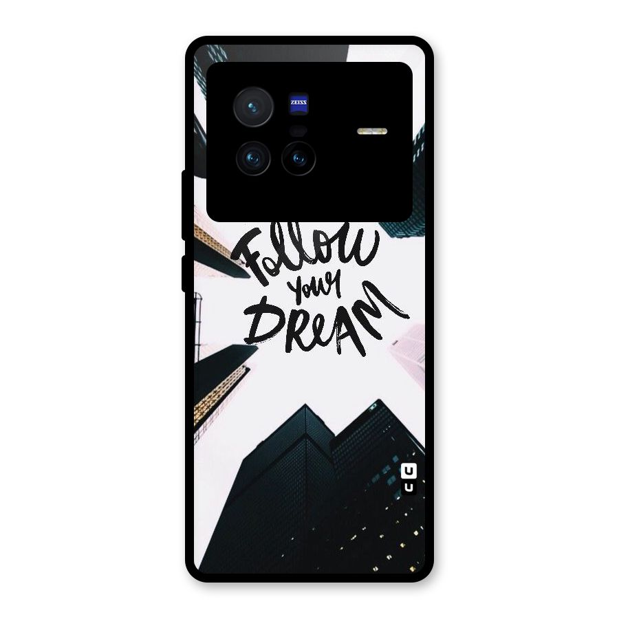 Follow Dream Glass Back Case for Vivo X80
