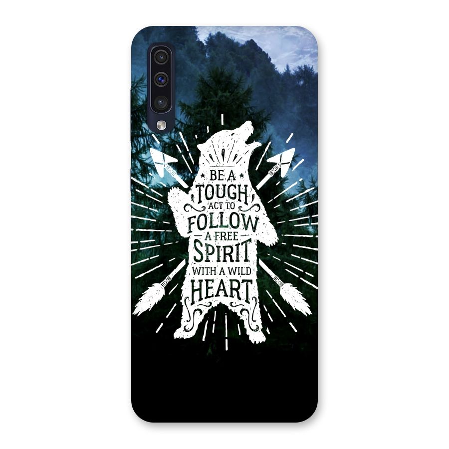 Follow Spirit Heart Back Case for Galaxy A50s