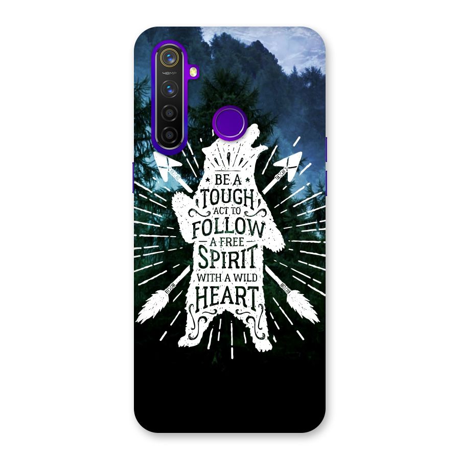 Follow Spirit Heart Back Case for Realme 5 Pro