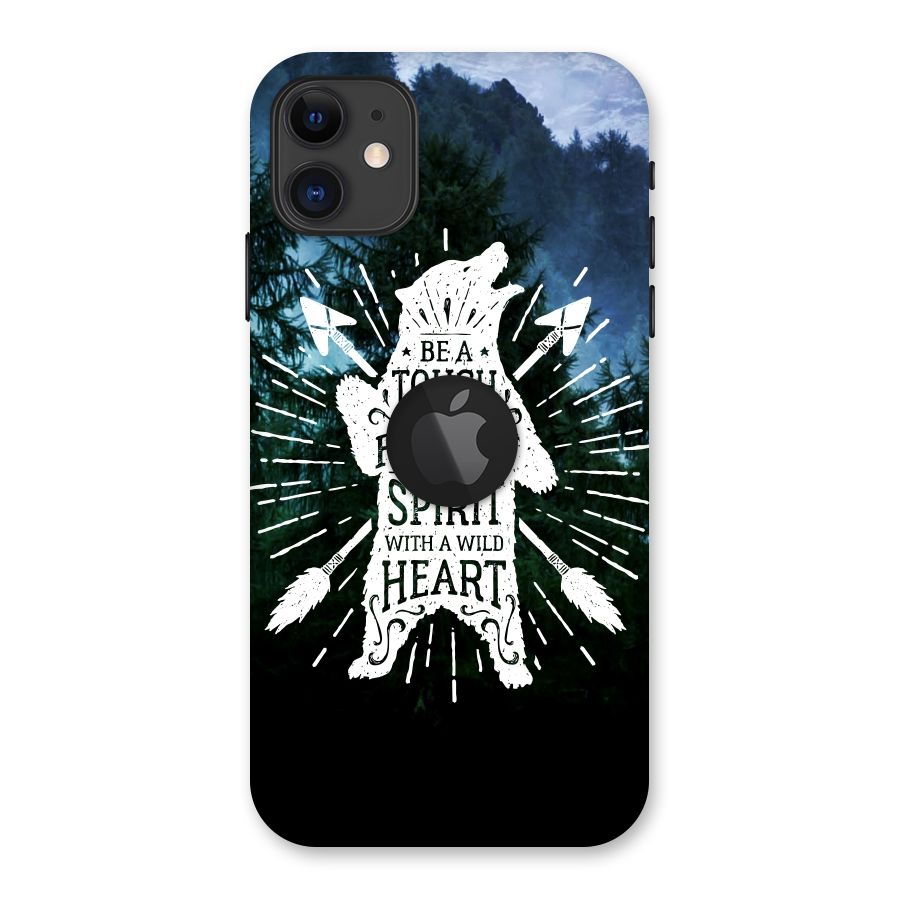 Follow Spirit Heart Back Case for iPhone 11 Logo Cut