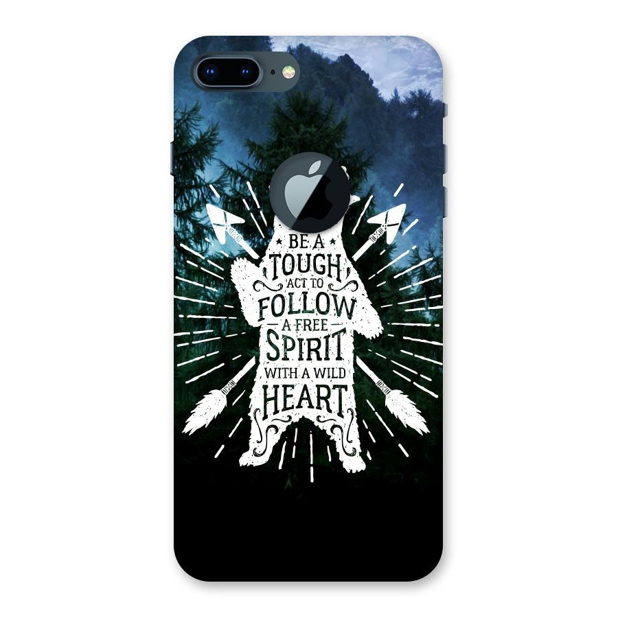 Follow Spirit Heart Back Case for iPhone 7 Plus Logo Cut