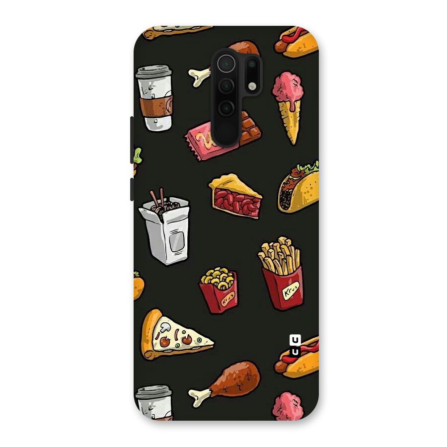 Foodie Pattern Back Case for Poco M2