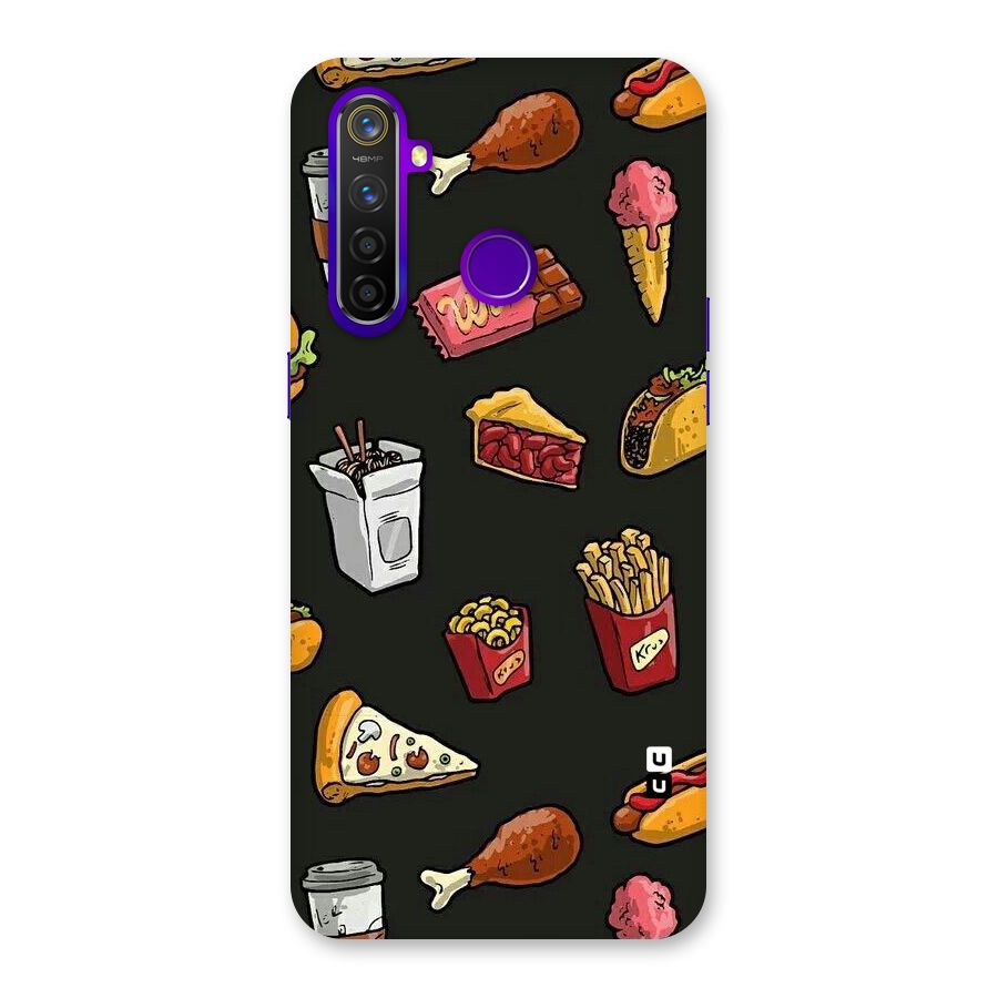 Foodie Pattern Back Case for Realme 5 Pro