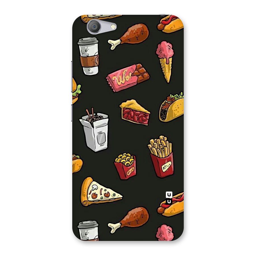 Foodie Pattern Back Case for Vivo Y53