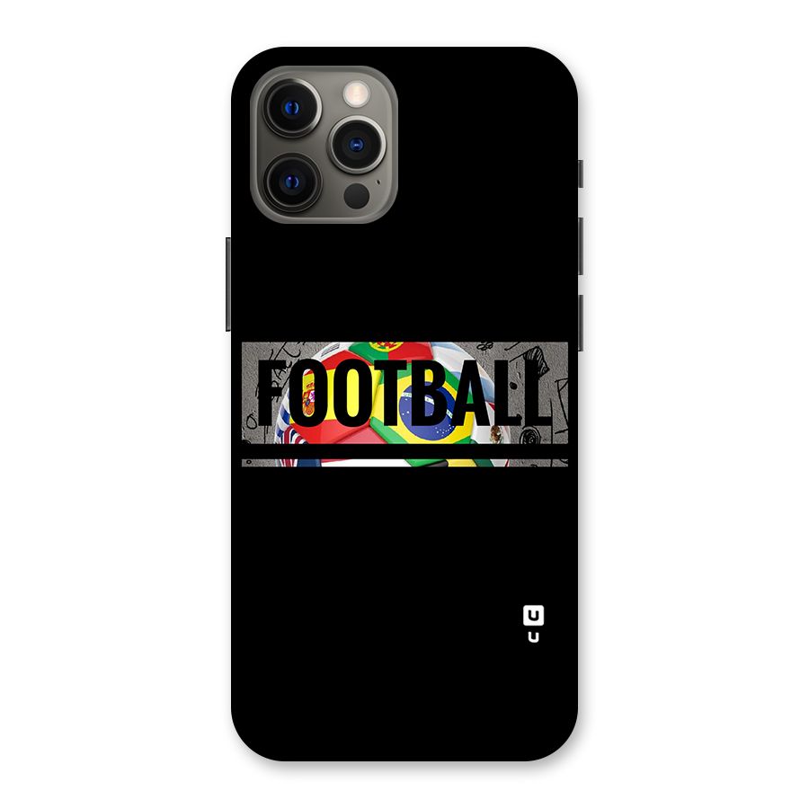 Football Typography Back Case for iPhone 12 Pro Max