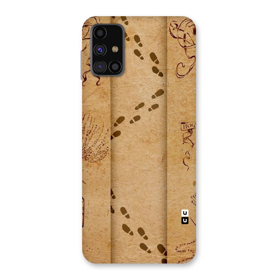 Footsteps Back Case for Galaxy M31s