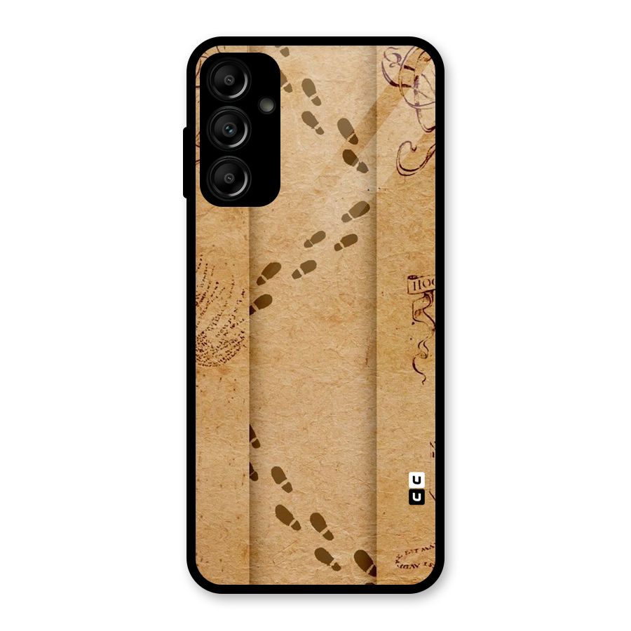 Footsteps Glass Back Case for Galaxy A14 5G