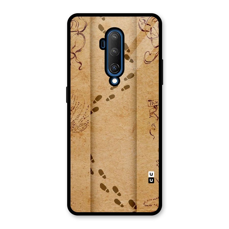 Footsteps Glass Back Case for OnePlus 7T Pro