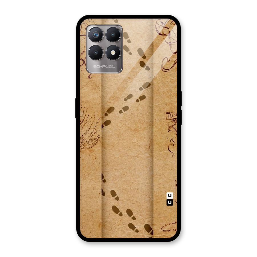 Footsteps Glass Back Case for Realme Narzo 50
