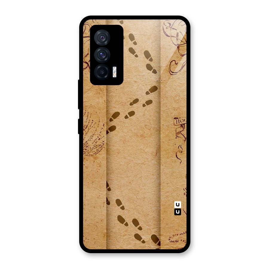 Footsteps Glass Back Case for Vivo iQOO 7 5G