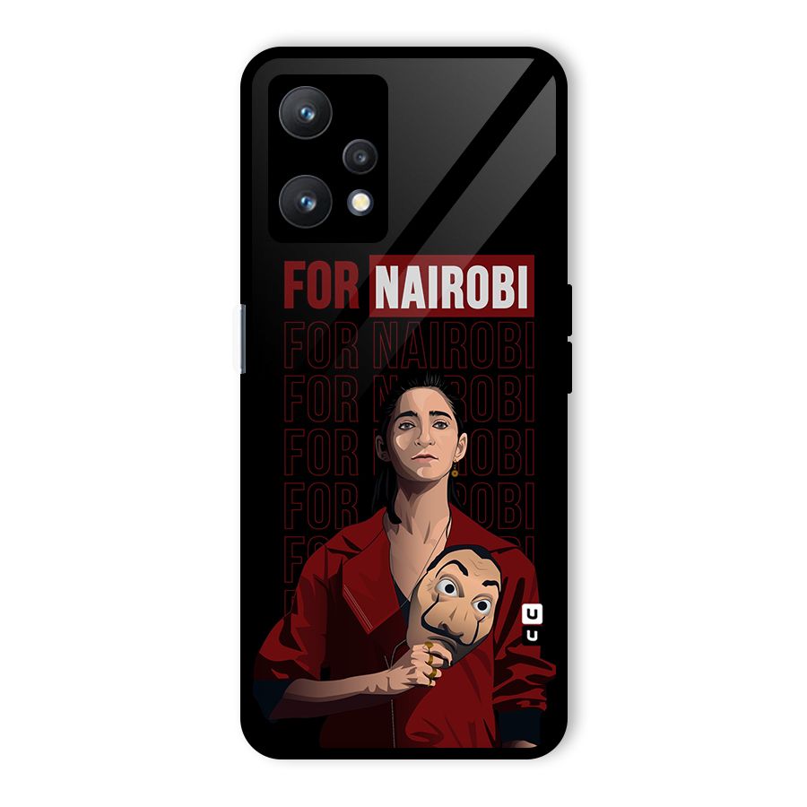 For Nairobi Money Heist Glass Back Case for Realme 9 Pro 5G