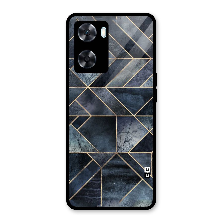 Forest Abstract Lines Glass Back Case for Oppo A77