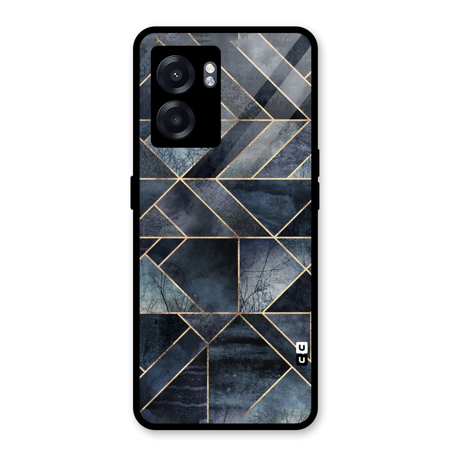 Forest Abstract Lines Glass Back Case for Realme Narzo 50 5G