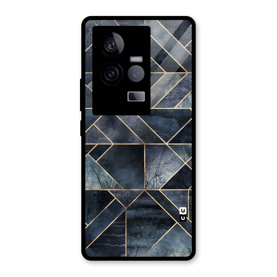 Forest Abstract Lines Glass Back Case for Vivo iQOO 11 5G