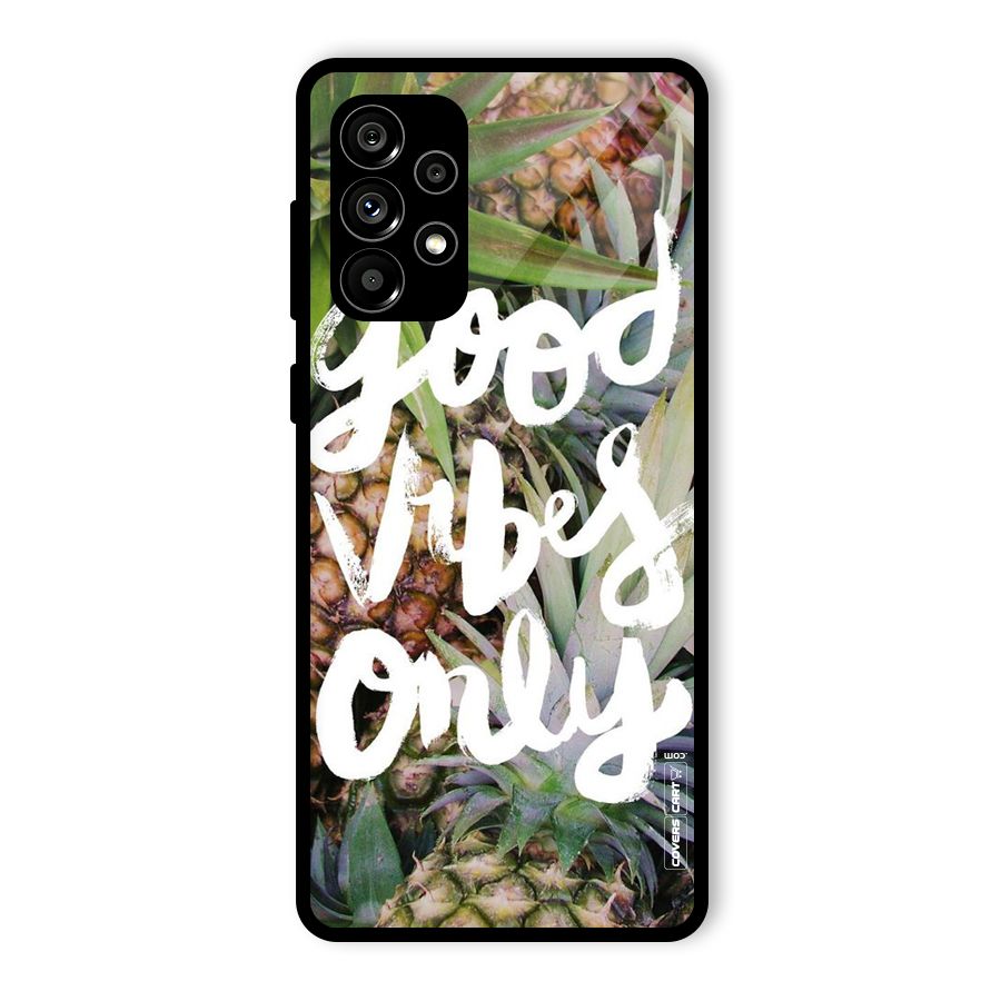 Forest Vibes Glass Back Case for Galaxy A73 5G