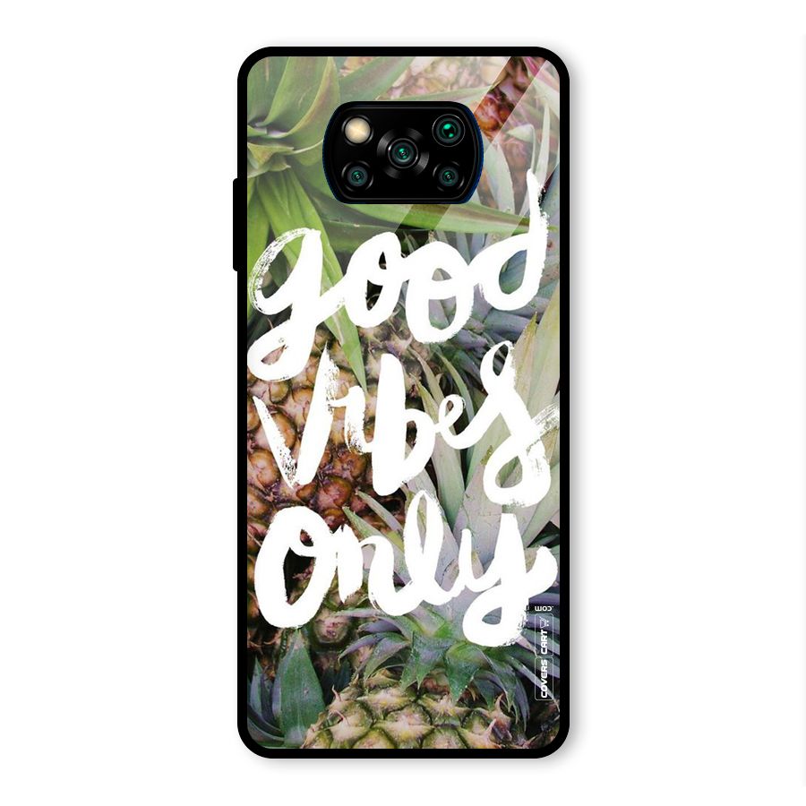 Forest Vibes Glass Back Case for Poco X3 Pro
