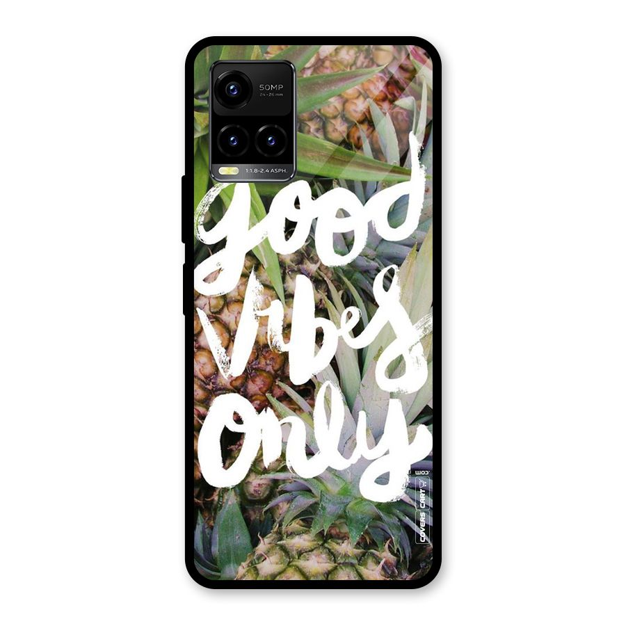 Forest Vibes Glass Back Case for Vivo Y21T