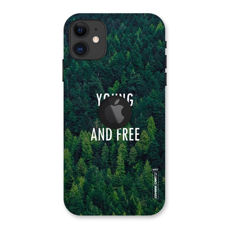 Forest Wanderlust Back Case for iPhone 11 Logo Cut