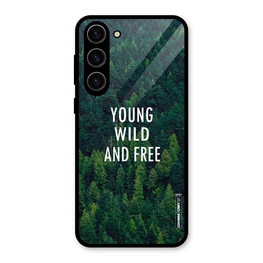 Forest Wanderlust Glass Back Case for Galaxy S23 Plus
