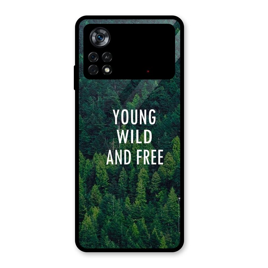 Forest Wanderlust Glass Back Case for Poco X4 Pro 5G