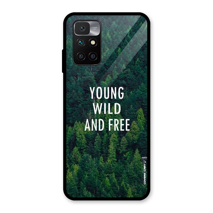 Forest Wanderlust Glass Back Case for Redmi 10 Prime