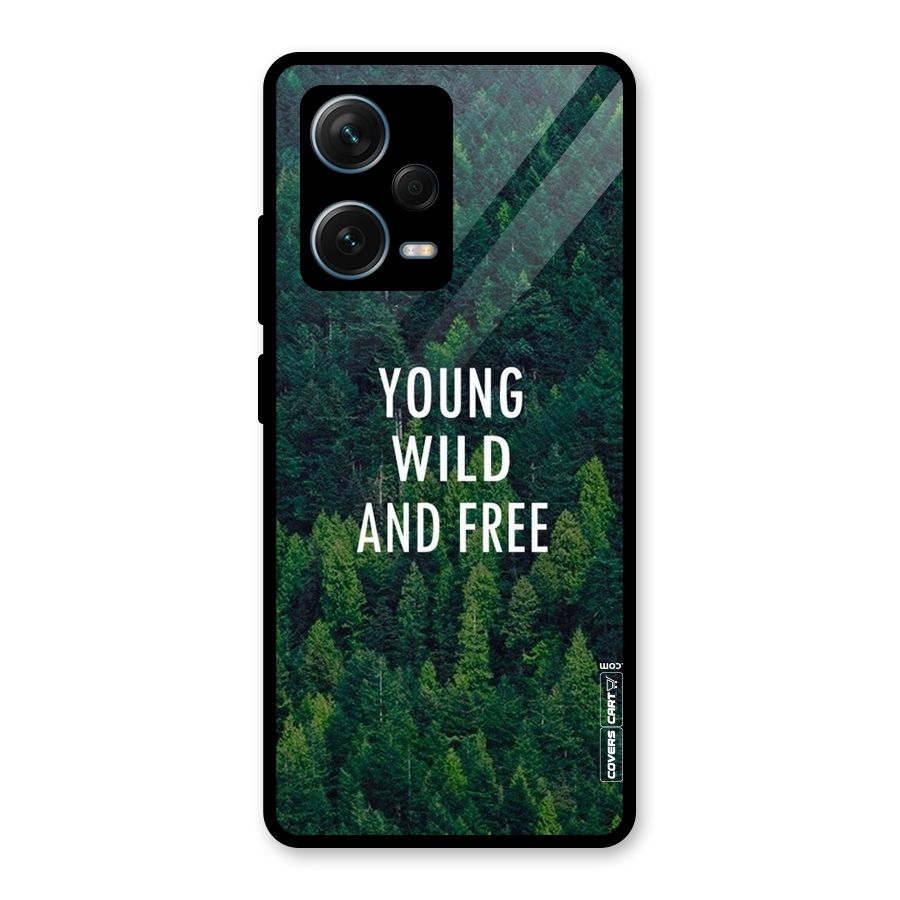 Forest Wanderlust Glass Back Case for Redmi Note 12 Pro Plus 5G