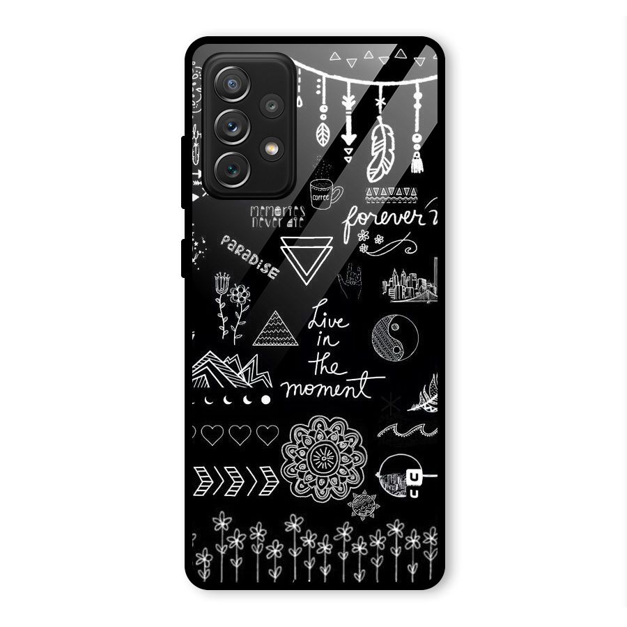 Forever Moment Glass Back Case for Galaxy A72