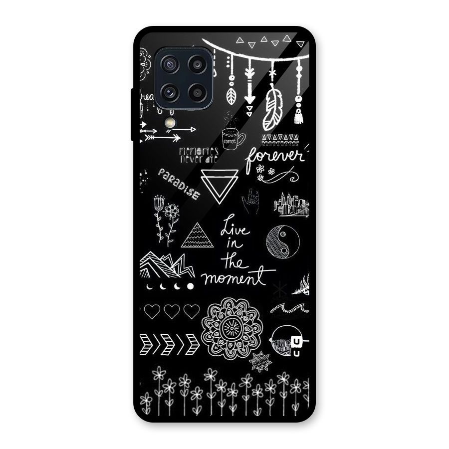 Forever Moment Glass Back Case for Galaxy M32